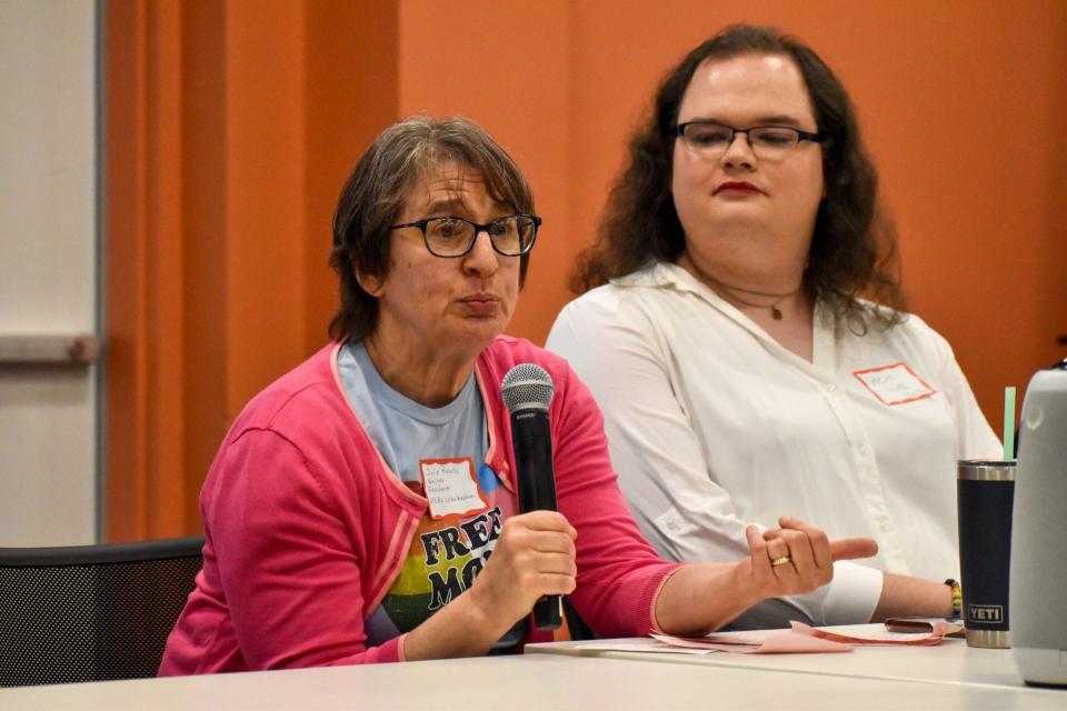 Julie Reuss, president of PFLAG Waukesha, uses her experience as an ally to the community and a mother of two adults in the LGBTQ+ community to address community concerns.