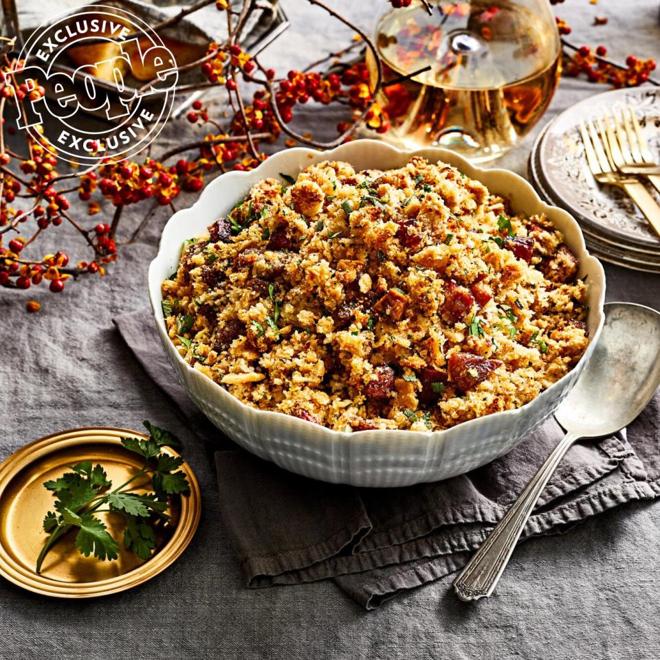 Curtis Stone’s Sausage & Fig Stuffing