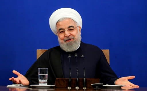 Speaking ahead of Friday's general election in Iran Rouhani has ruled out resigning and vowed to see out his term