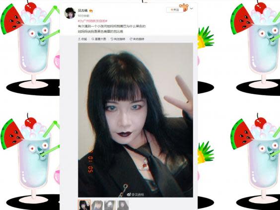 Goth told to remove ‘horrifying’ make-up on subway in China, prompting intensified misery