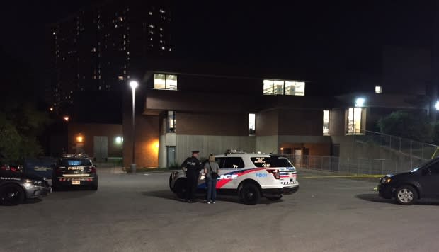 Man in his 20s critically injured in shooting outside public library in Toronto