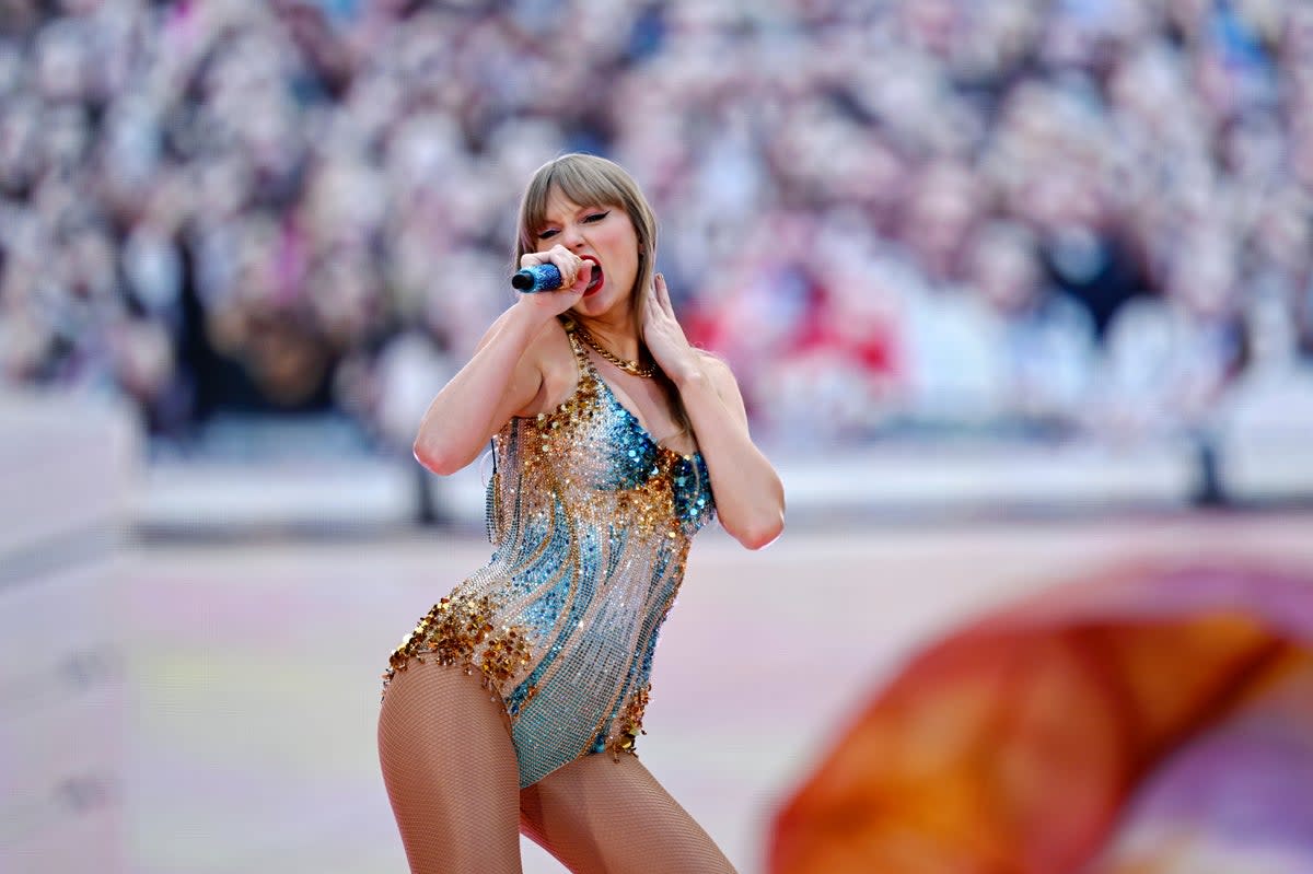 Swift performing at Wembley (Gareth Cattermole/Getty Images)