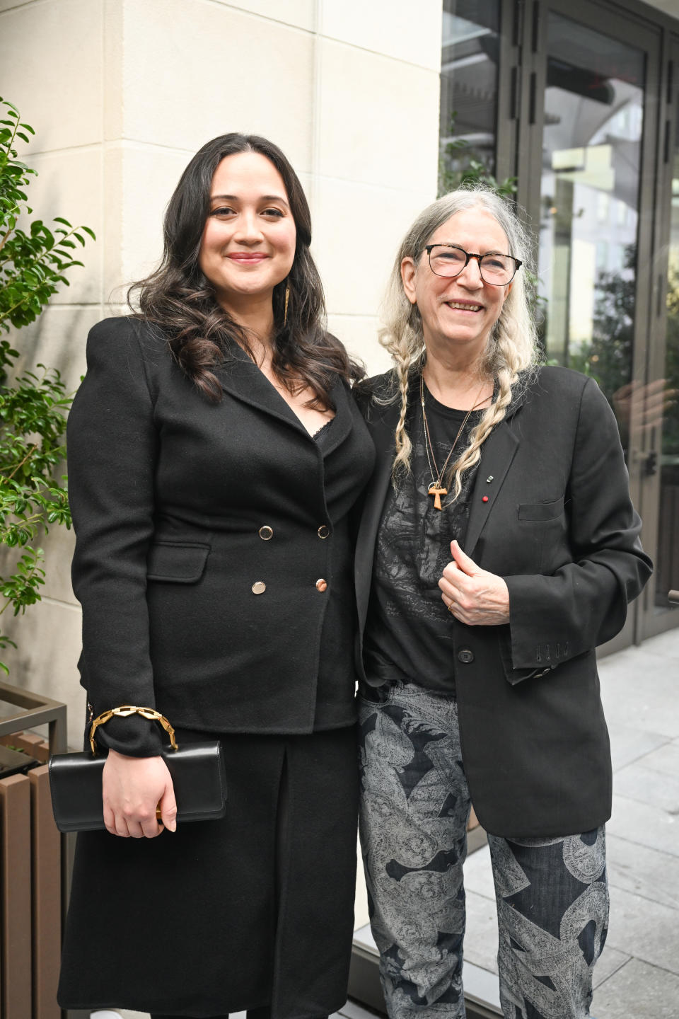 Lily Gladstone and Patti Smith