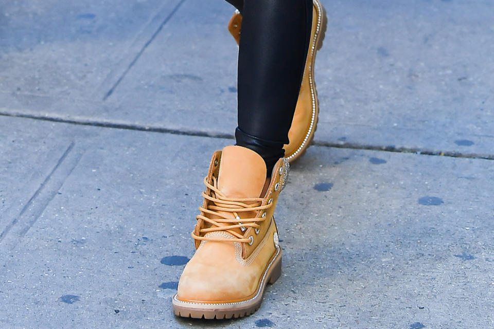 A closer view of Jennifer Lopez’s boots. - Credit: Robert O' Neil/Splash News