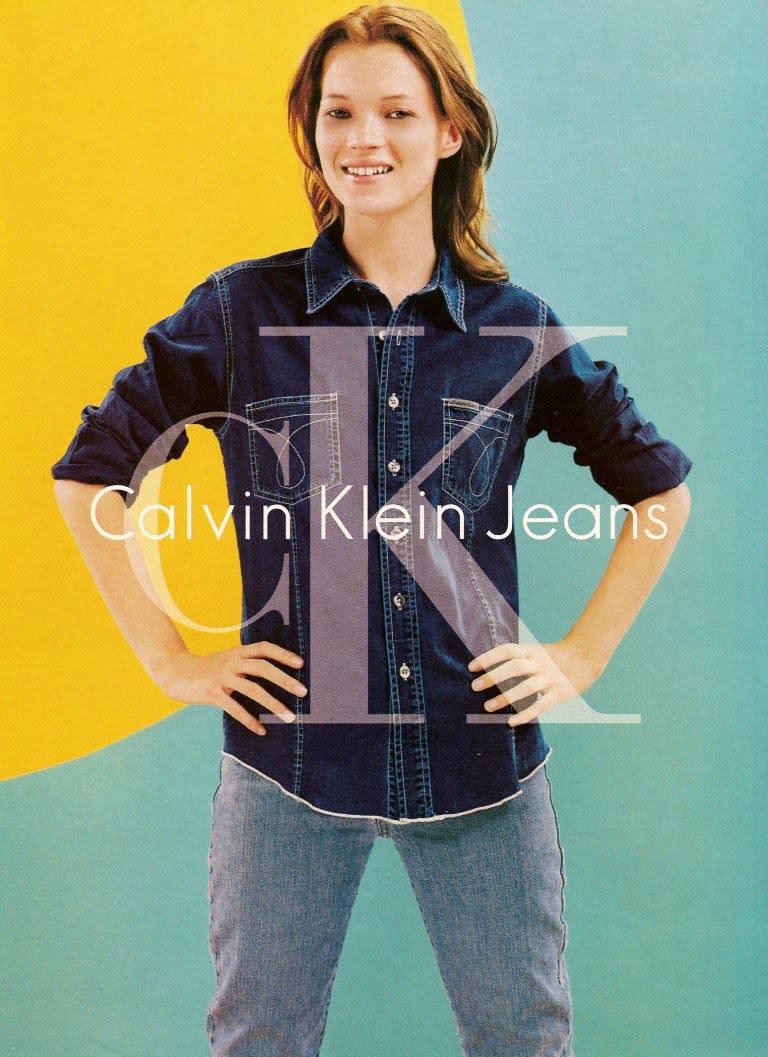 One of the queens of the '90s, Kate Moss rocked denim as a muse for Calvin Klein on the regular.