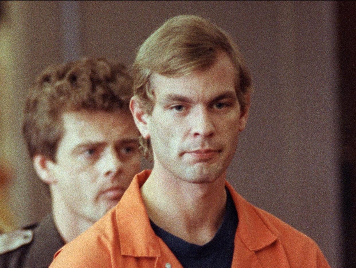 Jeffrey Dahmer, pictured here in court in 1991 (AFP via Getty Images)