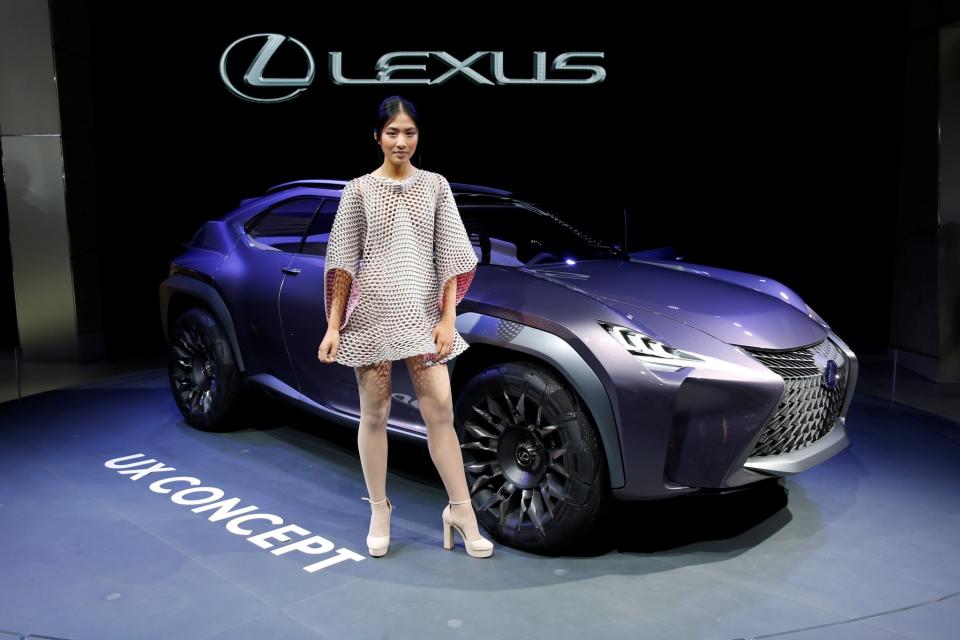 <p>Lexus UX <br> With its hyper angular design, the UX looks more alien than SUV, and its interior is reportedly even stranger than the outside. The concept drew mixed reviews at the show, and it is likely that a toned-downed version will hit the market in the next year or two. <br> (REUTERS/Benoit Tessier) </p>