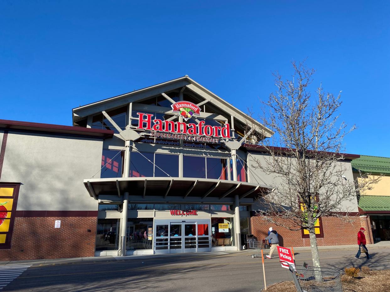 Hannaford Supermarket, at 255 Joseph Warner Blvd. in Taunton, seen here on Jan. 12, 2024, suffered weather-related damage over the Jan. 20 weekend, causing the temporary closing of the produce section.