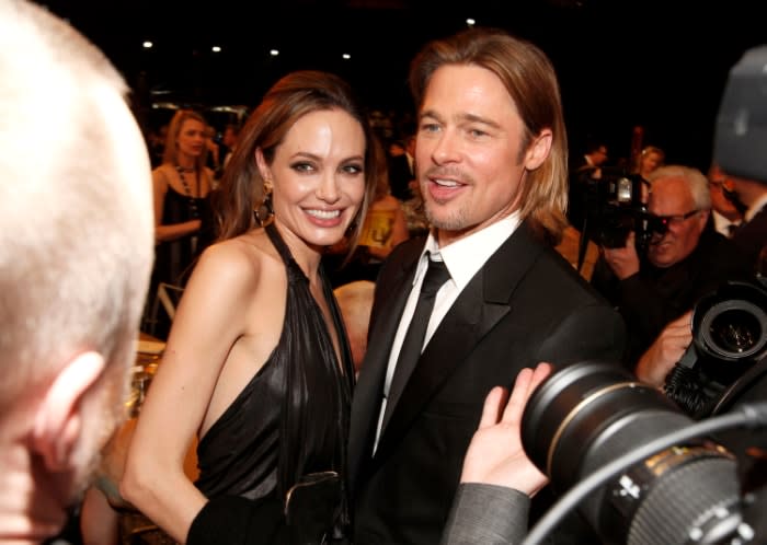  Angelina Jolie y Brad Pitt