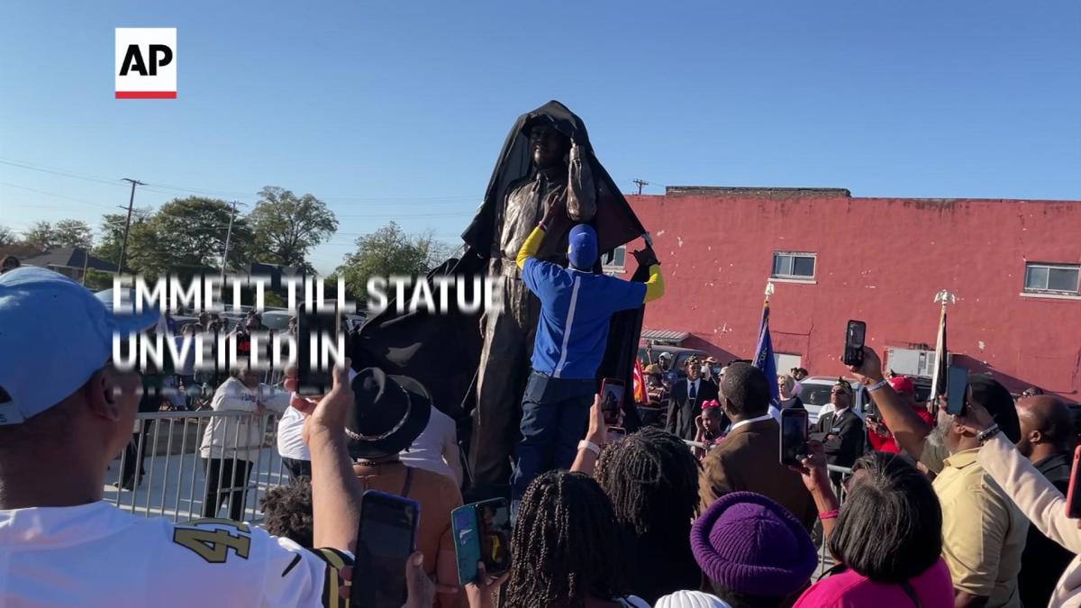 Emmett Till Statue Unveiled In Mississippi