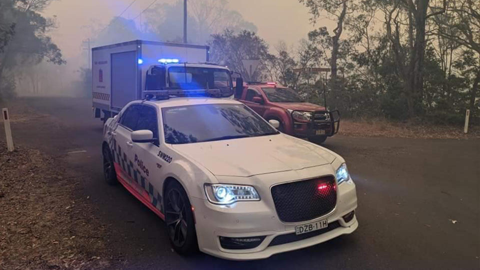 Police pulled over a man who flicked a lit cigarette out the window, just 20km away from where fires were burning, south of Sydney. Source: Traffic and Highway Patrol Command - NSW Police Force