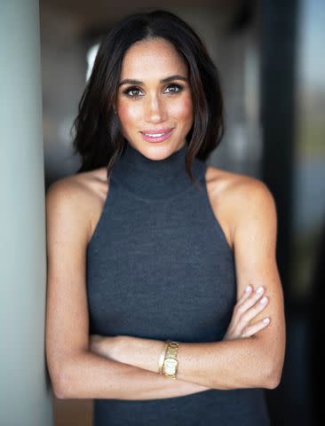 <p>Misan Harriman</p> Meghan Markle in a portrait by Misan Harriman released on Feb. 13, 2024