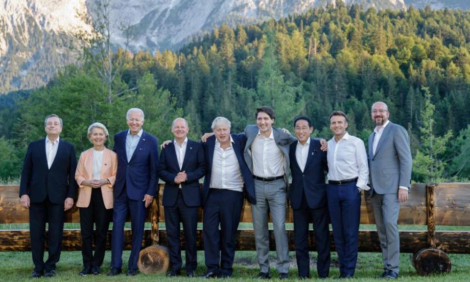 Leaders at the G7 summit