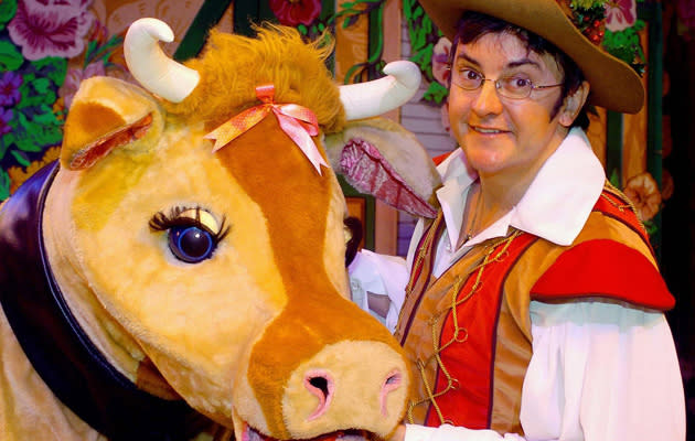 <b>Joe Pasquale – I’m A Celebrity winner 2004</b><br><br> Joe Pasquale was the second champion of 2004 after beating Paul Burrell of all people in the final. Joe faired a little better than Kerry. He’s been in more pantomimes than Lionel Blair and presented a reboot of ‘The Price is Right’ for ITV in 2006. He has also taken part in the celebrity versions of two very different shows, ‘Mastermind’ and ‘Total Wipeout’.