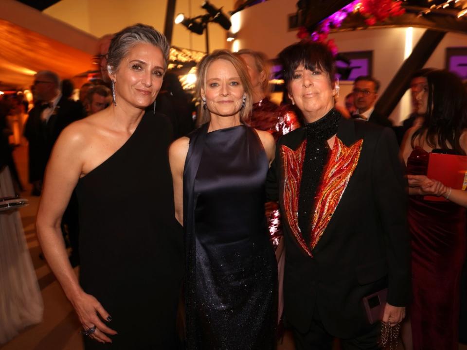 Alexandra Hedison, Jodie Foster, Diane Warren 96th Annual Academy Awards, Governors Ball, Los Angeles, California, USA - 10 Mar 2024