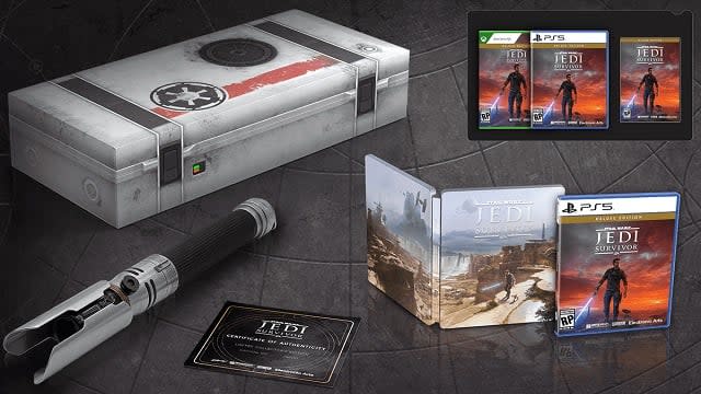Star Wars Jedi: Survivor Collector's Edition Includes a Replica Lightsaber