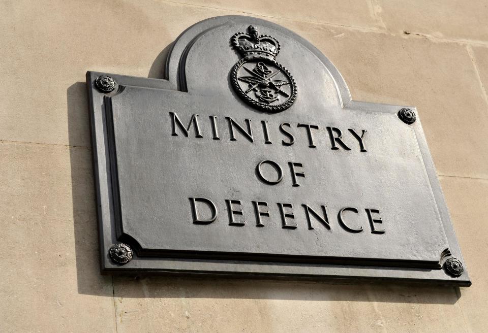 Undated file photo of the sign for the Ministry of Defence in London. Defence Secretary Grant Shapps will update MPs on a cyber attack on a database containing details of armed forces personnel amid reports China was behind the hack. A third-party payroll system has been hacked, potentially compromising the bank details of all serving personnel and some veterans. A very small number of addresses may also have been accessed. Issue date: Tuesday May 7, 2024.