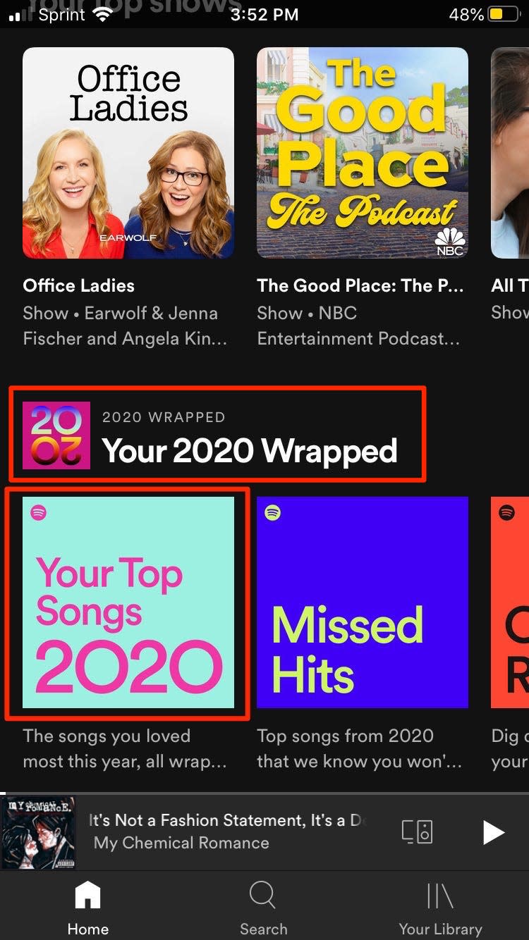 find spotify wrapped