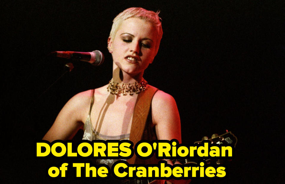 Dolores O'Riordan of The Cranberries