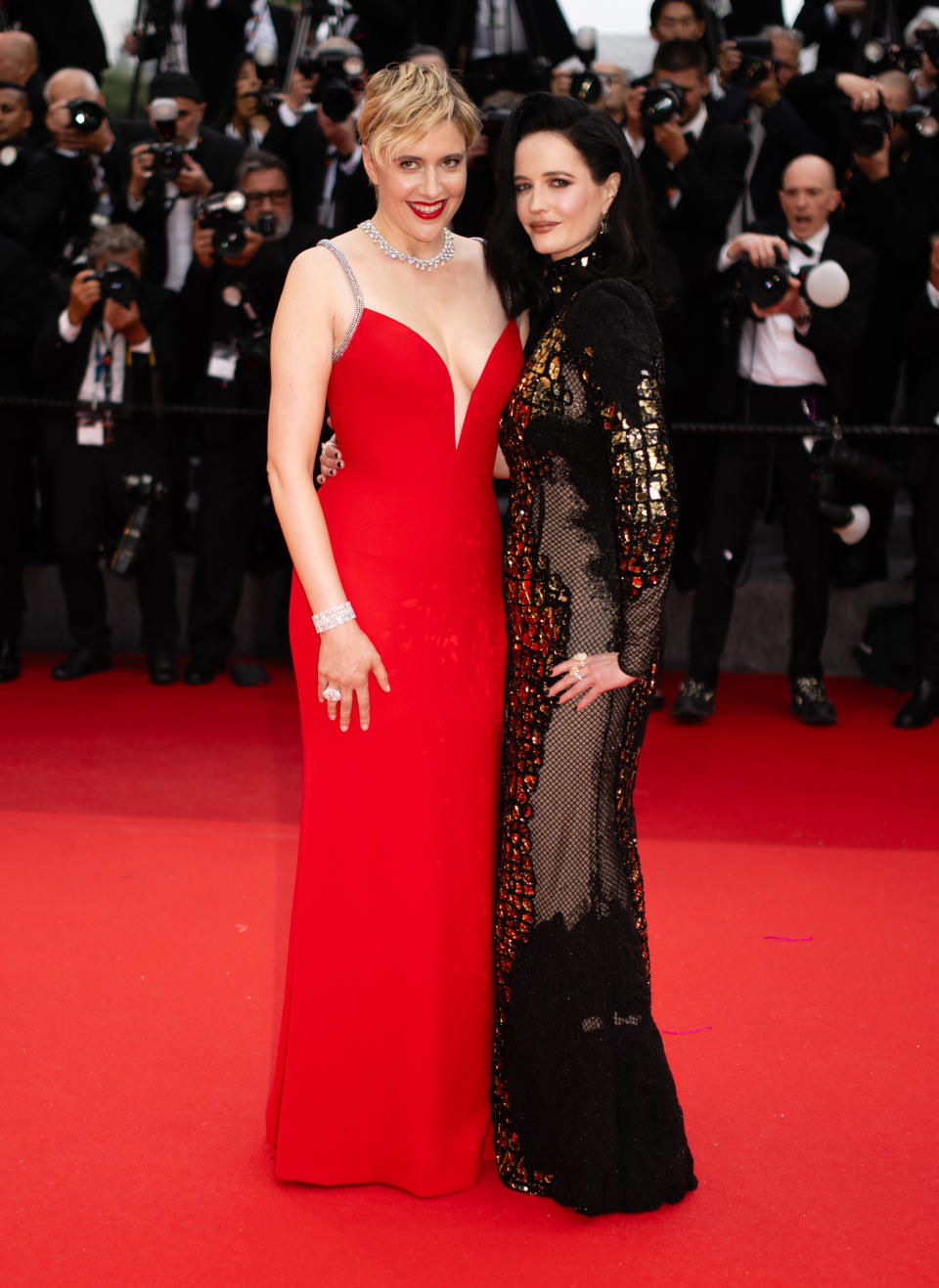 Greta Gerwig (à gauche) et Eva Green (à droite) (Photo de Samir Hussein/WireImage)