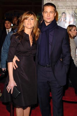 Jennifer Aniston and Brad Pitt at the LA premiere of Universal's Along Came Polly