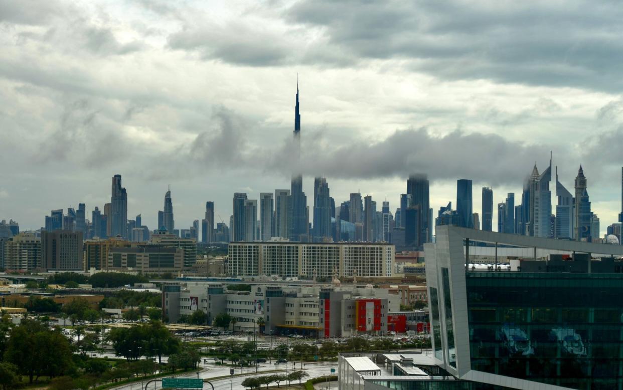 Dubai clouds