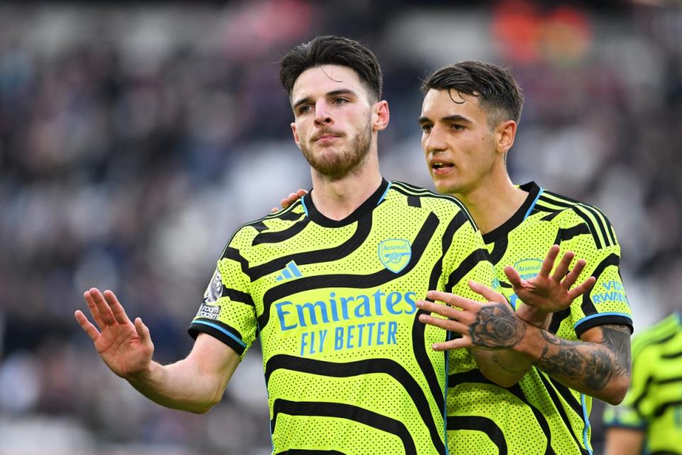 Arsenal ran riot at the London Stadium (Arsenal FC via Getty Images)