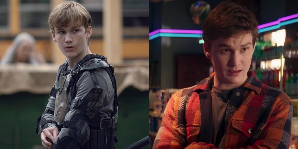 Matt Lintz on season nine of "TWD" and in the trailer for "Ms. Marvel."