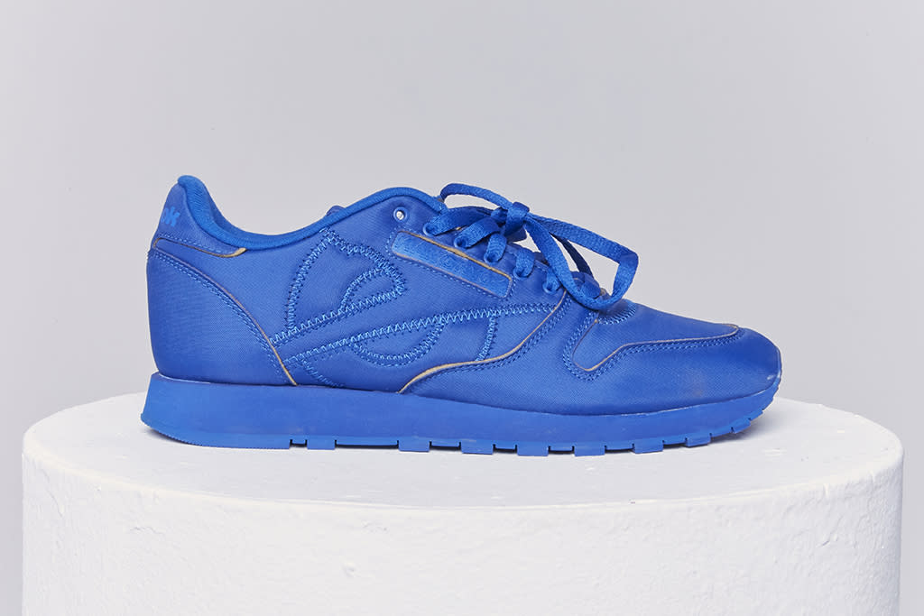 Reebok x Kanghyuk Classic Leather “Collegiate Royal Blue.” - Credit: Courtesy of Reebok