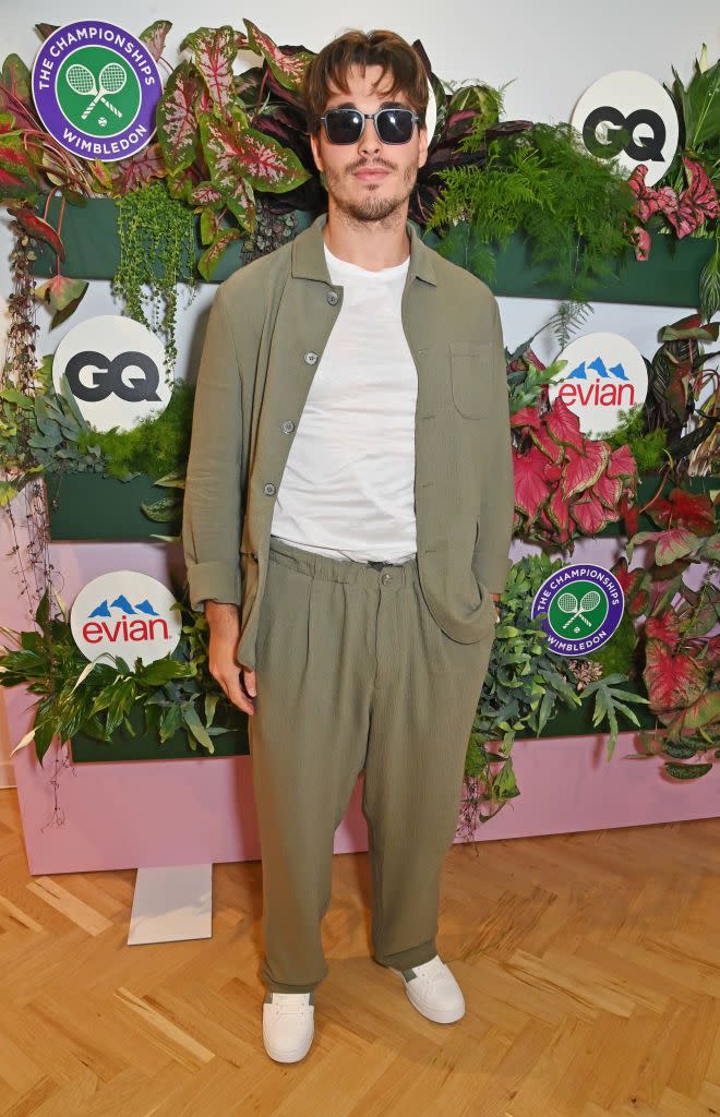 british gq and evian at wimbledon 2023