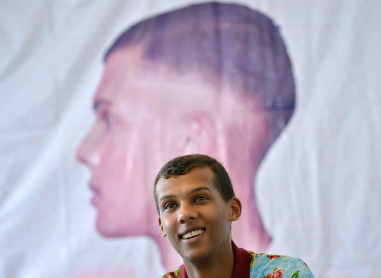 Singer Stromae “happy” about returning home to Rwanda