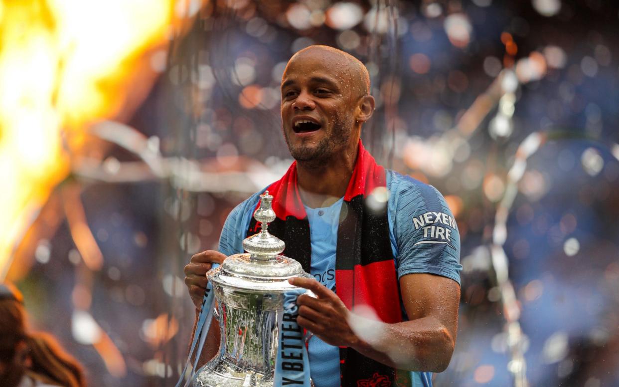 Vincent Kompany is leaving Manchester City a treble winner - Getty Images Europe