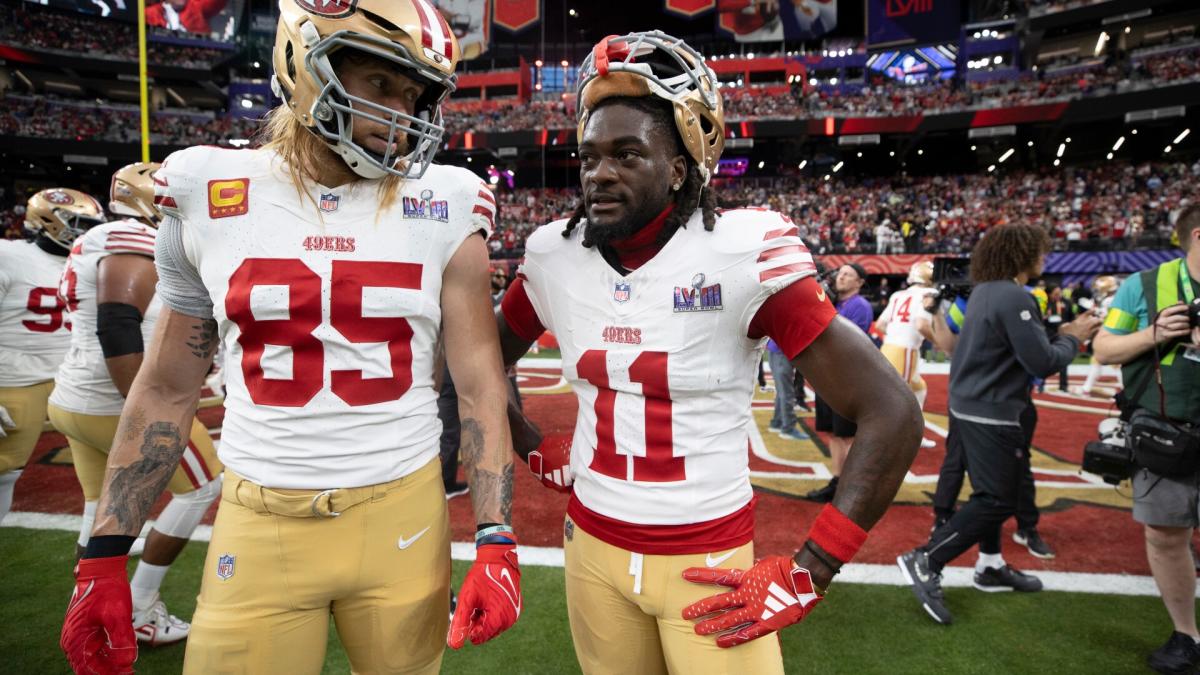 George Kittle hopes Brandon Aiyuk gets "the money he deserves" - Yahoo  Sports