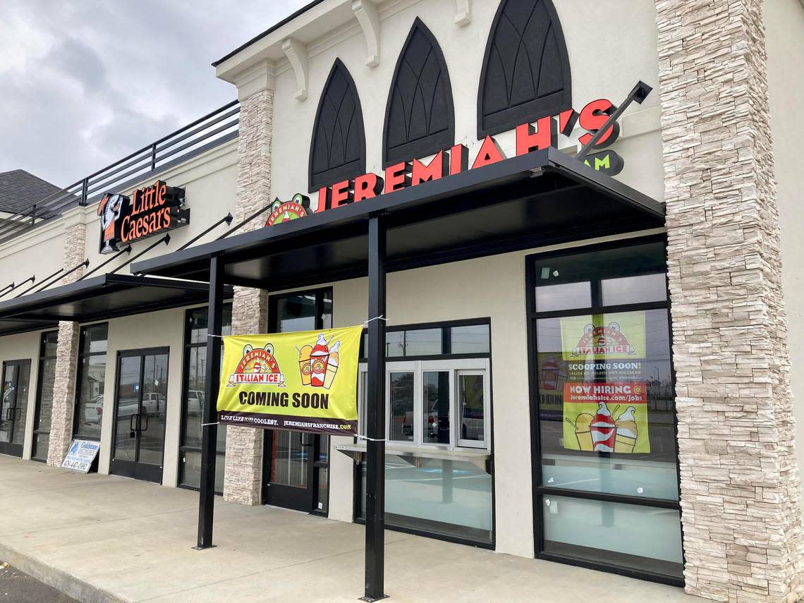 Jeremiah’s Italian Ice is coming to the Century Market Plaza Phase II in Warner Robins along with Another Broken Egg Cafe, Little Caesars pizza and a bubble tea shop.