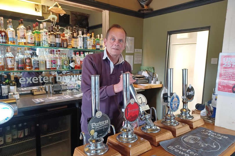 Exeter Brewery sales manager Jonathan Carter