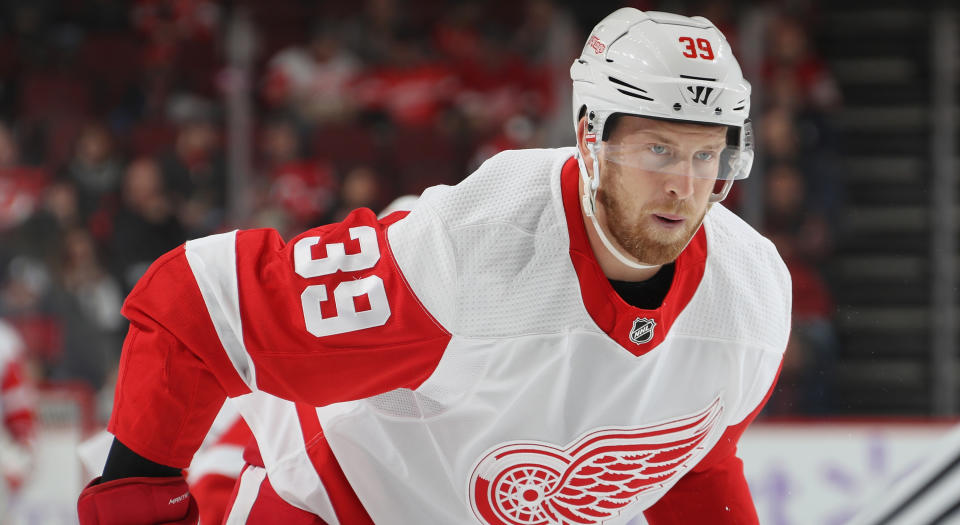 Anthony Mantha landed hard on his head against the Toronto Maple Leafs of Saturday night. (Getty Images)