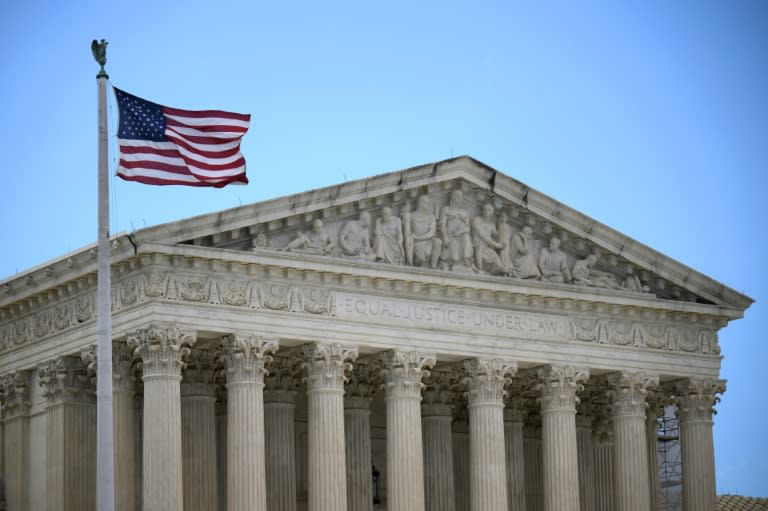 A view of the US Supreme Court in Washington (Drew ANGERER)