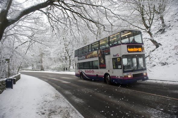 BRITAIN-WEATHER-SNOW