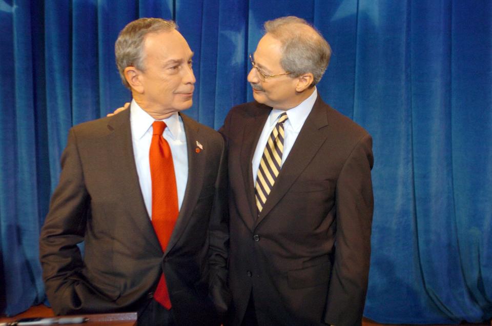 Michael Bloomberg and Fernando Ferrer in 2005.