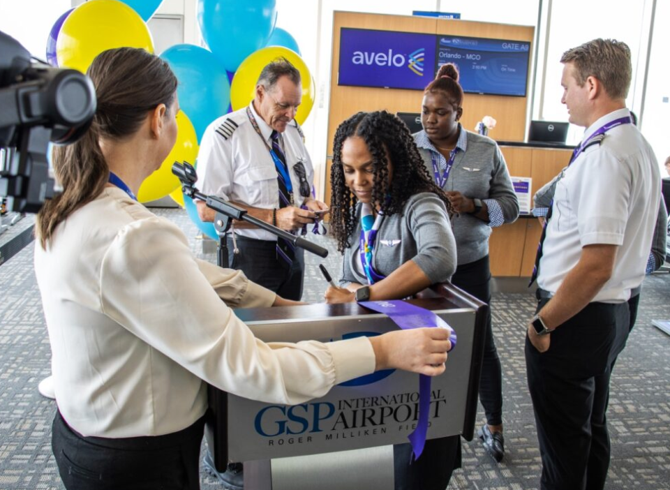 As part of GSP's growth in 2023, Avelo Airlines officials in June announced nonstop service between GSP and Orlando twice weekly, and additional routes to New Haven and Philadelphia.