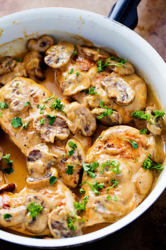 Creamy Chicken Marsala