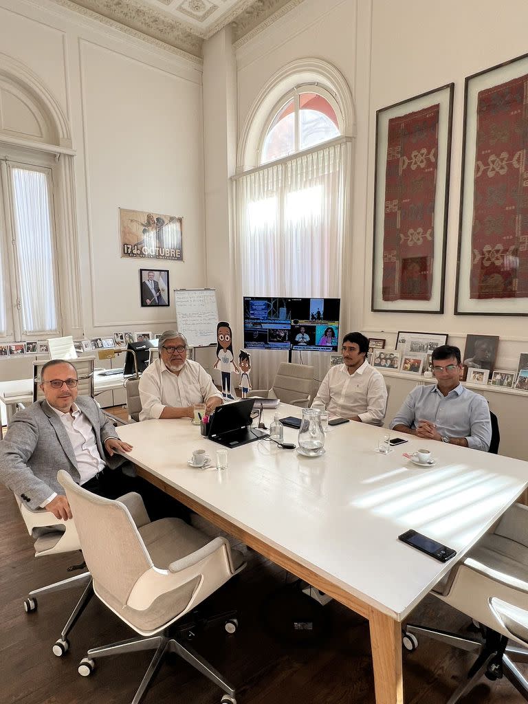 Antonio Aracre en la Casa Rosada