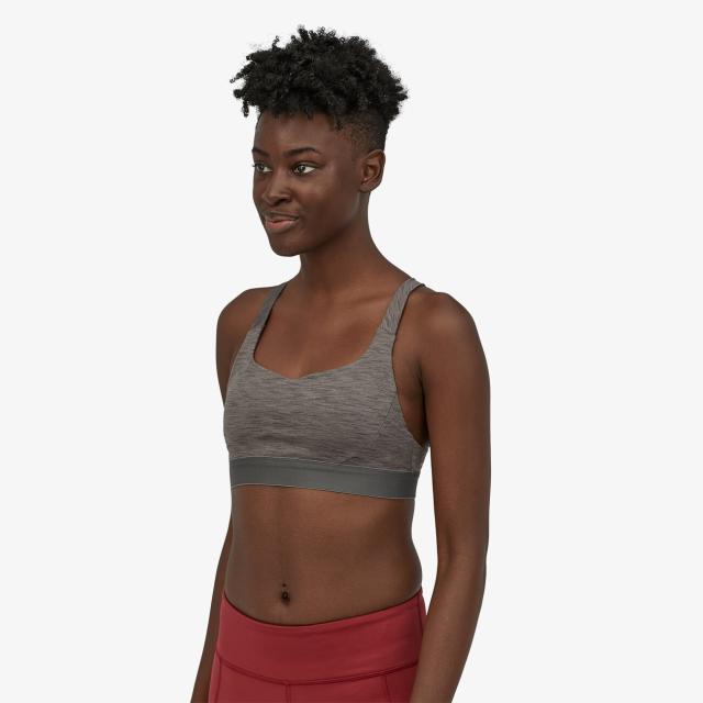 Patagonia SWITCHBACK BRA - Light support sports bra - black 