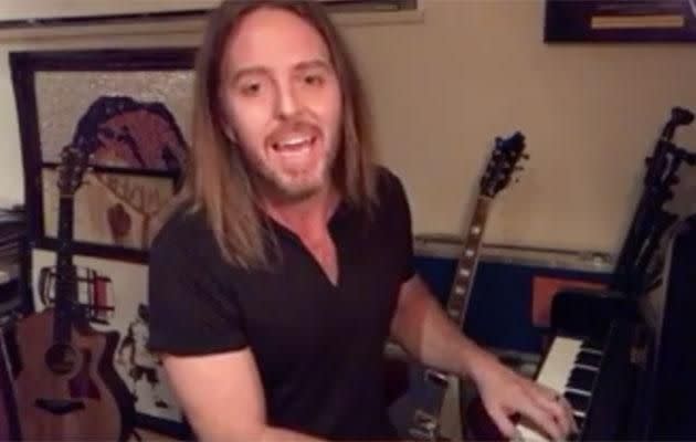 The comedian encouraged Australians to vote 'Yes' in the poll. Source: Tim Minchin Facebook