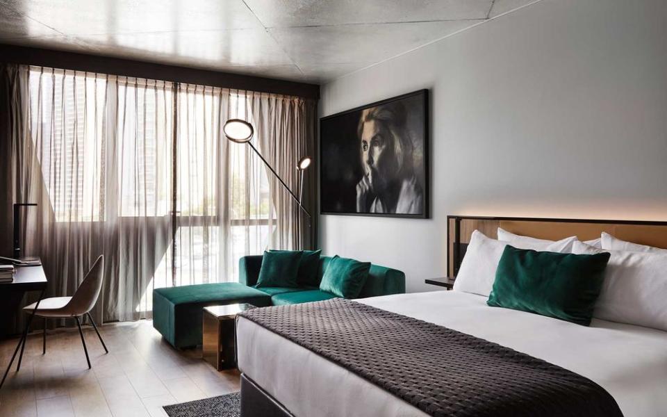 A guest room at The Fantauzzo, in Brisbane. | Courtesy of The Fantauzzo