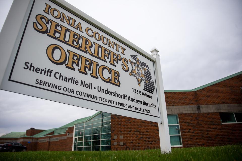 The Ionia County Sheriff's office sits Friday, April 22, 2022, located at 133 E. Adams Street in Ionia.