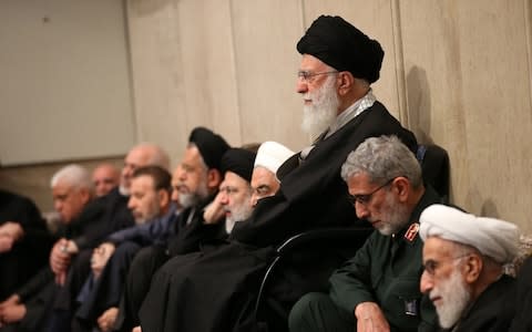 Ayatollah Ali Khamenei tried to distance himself from blame - Credit: IRANIAN SUPREME LEADER PRESS OFFICE / HANDOUT/Anadolu Agency via Getty Images