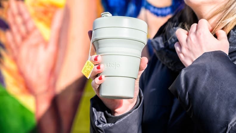 Best White Elephant gifts under $30: Stojo Coffee Cup