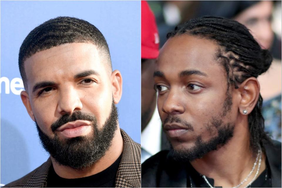 Drake (left) and Kendrick Lamar (Getty Images)