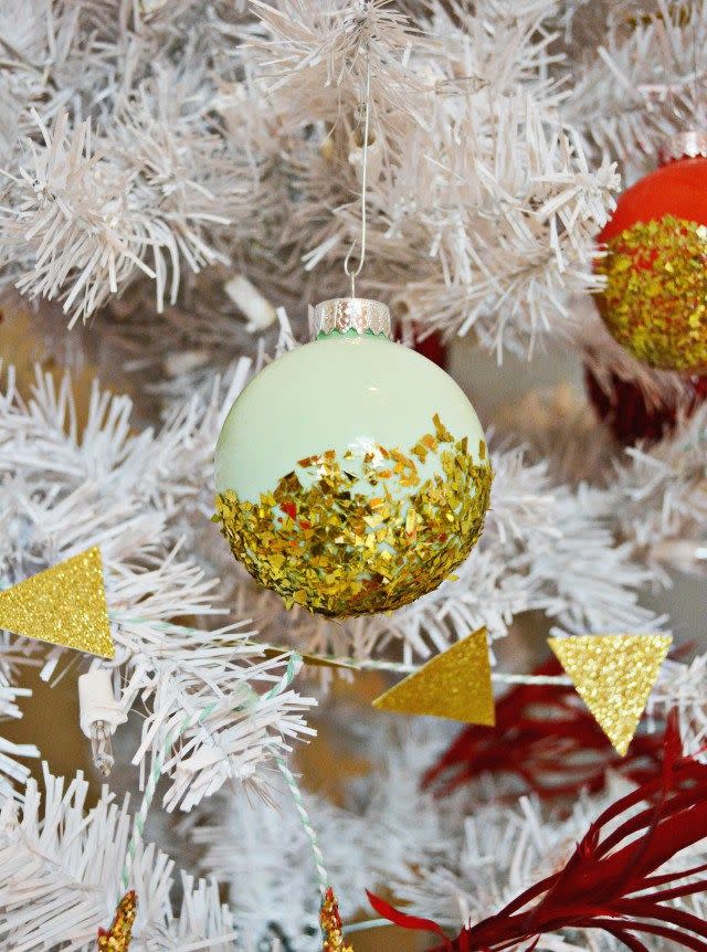 Gold Glitter Ornament